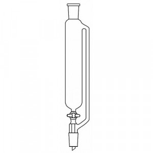 Addition Funnel, 125mL, 24/40 Joint, 2mm PTFE Stopcock (ea)
