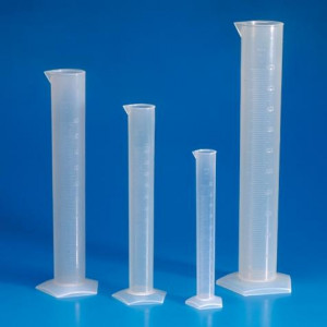 Graduated Cylinder, PP, Molded Graduations, 10mL, 50/Unit