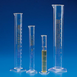 Graduated Cylinder, PMP (TPX), Molded Graduations, 100mL, 30/Unit