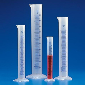 Graduated Cylinder, PP, Printed Graduations, 100mL, 30/Unit