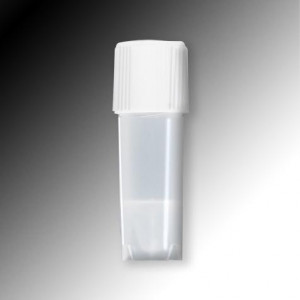 Sample Tube, 1.2mL, External Threads, PP, Conical Bottom, Self-Standing, 1000/Unit