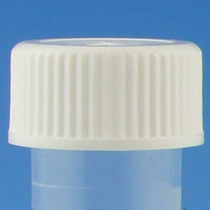 Screw Cap for 5mL and 10mL Transport Tubes, Yellow, 1000/Unit