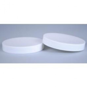 100-400 White PP F-217 Lined Cap (Each)