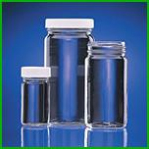 04T-2T2881 // 2oz Clear Tall WM AC Jar Assembled w/38-400 PTFE Lined Cap (288/cs)