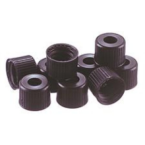 8-425 Black PP Open Hole Cap (100/pk)