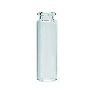 20ml Clear Headspace Vial 23 x 75mm with Round Bottom (100/pk)