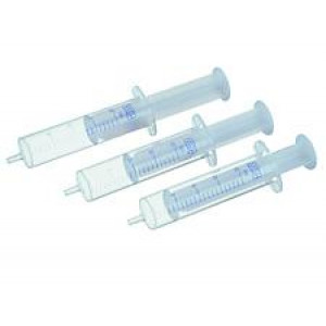 10mL Disposable Luer Slip Syringe, Non-Sterile, PP Barrel with PE Plunger (100/pk)