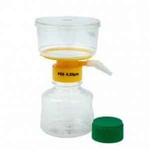 250mL Filter System, PES Filter Material, 0.22um, 75mm, Sterile (12/cs)