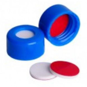 Cap Screw 9mm Blue Smooth Red PTFE/White Silicone  100pk