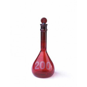 10mL Class A RAY-SORB? Heavy Duty Wide Mouth Volumetric Flask with Glass Stopper (6/cs)