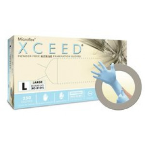 Microflex XC-310-MEDIUM Xceed Nitrile (250/bx)