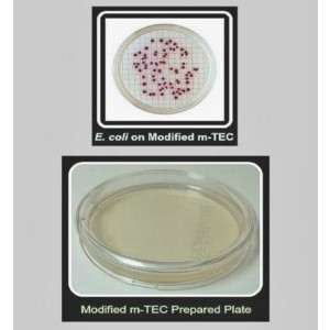 Aquaplates Modified m-TEC Prepared Media Plates, EPA Approved for NPDES Reporting (12 per Sleeve)