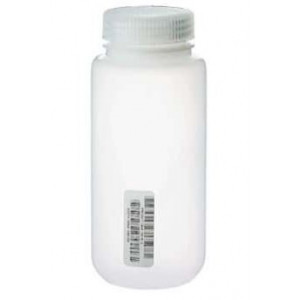 4oz Nalge Natural HDPE WM Bottle {Certified} Bar Coded, Labels (72/cs)