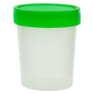 120mL PP DUO-CLICK SPECIMEN CONTAINER, STERILE, INDIVIDUALLY WRAPPED (300 PER CASE)