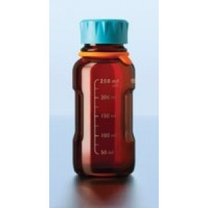 125mL DURAN® YOUTILITY Bottle, GL 45, Amber Glass, Complete (4cs)