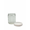 	  8oz Clear Straight Sided Jar Assembled w/70-400 PTFE Lined Cap, Certified (24/cs)