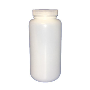 1000ml SMART Natural HDPE Leakproof Wide Mouth Bottle w/63-415 Linerless Cap, Certified (12/cs)