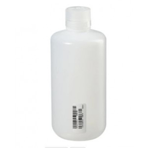 1000mL Nalge Natural HDPE Narrow Mouth Bottle {Certified} (24/cs)