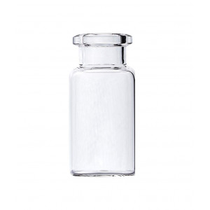 20mL Clear Crimp Headspace Vial w/20mm Tapered Finish/Flat Bottom {23X75mm} (100pk)