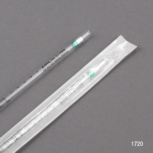 Serological Pipette, 2mL, PS, Standard Tip, 275mm, Non-Sterile, Green Band, 25/Pack, 40 Packs/Unit