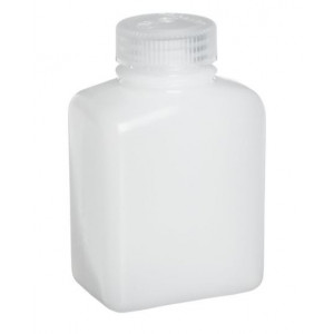 2000mL Rectangular HDPE Bottle, 63-415 PP Screw Thread Closure (12/cs)