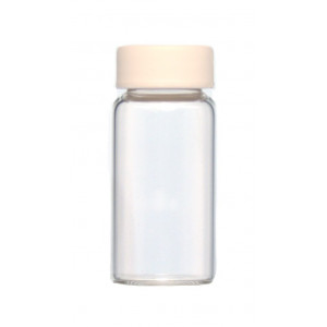 20mL Glass Scintillation Vial, KG-33 Borosilicate glass, w/ 22-400 Foam Lined PP Cap Attached (500/cs)