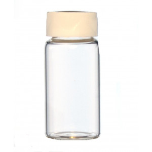 20mL Glass Scintillation Vial Assembled with 22mm Cork-backed Foil Lined Urea Cap (500/cs)
