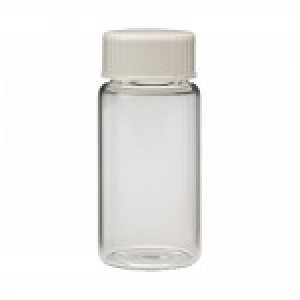 20mL Scintillation Vial w/White Urea PolyCone Lined Cap (500/cs)