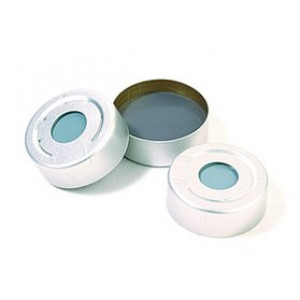 20mm Aluminum Seal w/Teflon/Butyl Septum {Pharma Liner} (100/pk)