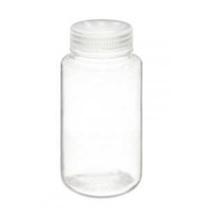 250mL Wide Mouth PMP Bottle, 43-415 PP Screw Thread Closure (24/cs)