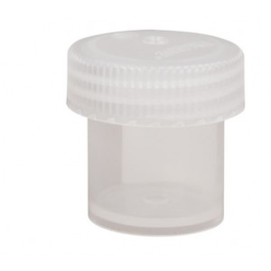 30mL Wide Mouth PPCO Straight Sided Jar, 43mm PP Screw Thread Closure (72/cs)