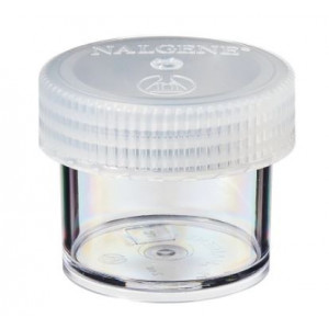 60mL Wide Mouth PPCO Straight Sided Jar, 53mm PP Screw Thread Closure (48/cs)