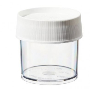 125mL Wide Mouth PPCO Straight Sided Jar, 70mm PP Screw Thread Closure (36/cs)