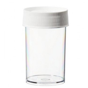 250mL Wide Mouth PPCO Straight Sided Jar, 70mm PP Screw Thread Closure (36/cs)