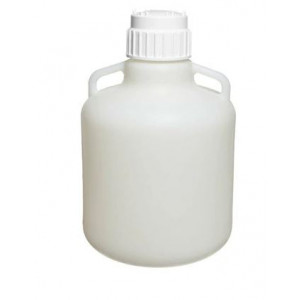 10L Round LDPE Carboy, 83B Screw Thread Closure (6/cs)