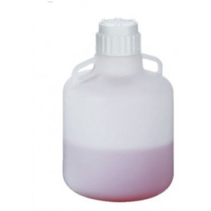 15L Round LDPE Carboy, 83B Screw Thread Closure (4/cs)