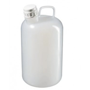 8L Large Narrow Mouth LDPE Bottle, 38-430 PP Screw Thread Closure (6/cs)