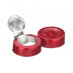 20mm Red Aluminum Tear Off UnlinedSeal (1000/cs)