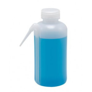 500mL LDPE Unitary Wash Bottle, 24mm PP Screw Thread Closure (24/cs)