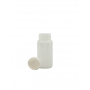 07-250WMF224SODHYD/ZN // 250mL Natural HDPE WM Packer 53-400, White F217 lined Cap, A1/BC/SODHYD/ZN (2mL 6N/1mL 2N) (24/cs)