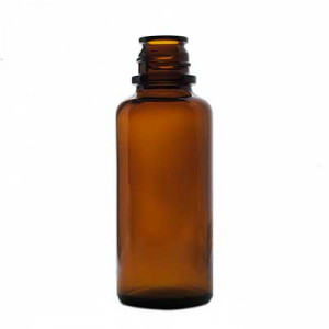 120cc Amber Pour-Out Round w/28-430 Finish, M-407F3L  (108/cs)