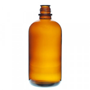 16oz Amber Pour Out Bottle 28-430 (48/cs)