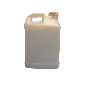 2.5 Gallon/10 Liter Natural HDPE F-Style Jug w/ 63mm Buttress Cap (24/cs)