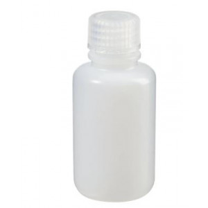 60mL Narrow Mouth Natural HDPE Bottle, 20-415 PP Screw Thread Closure {Packaging Grade} (1000/cs)