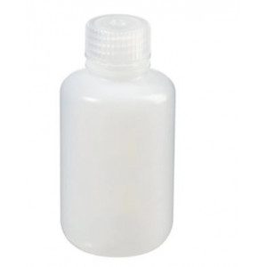 125mL Narrow Mouth Natural HDPE Bottle, 24-415 PP Screw Thread Closure {Packaging Grade} (500/cs)