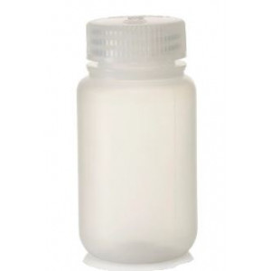 125mL Wide Mouth PPCO Bottle, 38-415 PP Screw Thread Closure {Packaging Grade} Precleaned & Certified(500/cs)