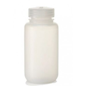 250mL Wide Mouth PPCO Bottle, 43-415 PP Screw Thread Closure {Packaging Grade} (250/cs)