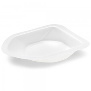 Weighing Boat, Plastic, with Pour Spout, Antistatic, 57 x 44 x 8mm, PS, White, 10mL, 250/Unit