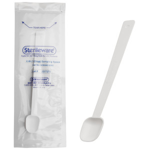 2.46mL (1/2 Tsp) Sterileware Sampling Spoon (200/cs)