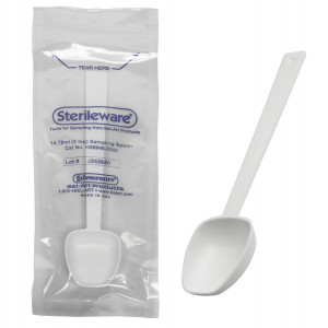 14.79mL(3 Tsp) Sterileware Sampling Spoon (200/cs)